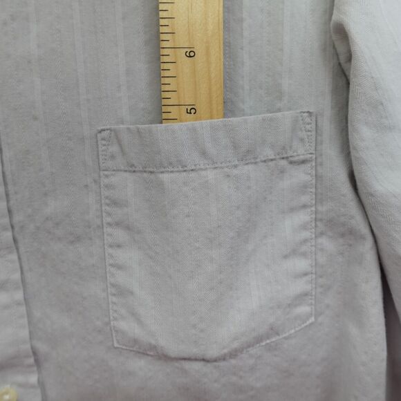 Donald J. Trump Signature Collection Button Dress Shirt Mens 17.5 34/35 Gray - Picture 16 of 16
